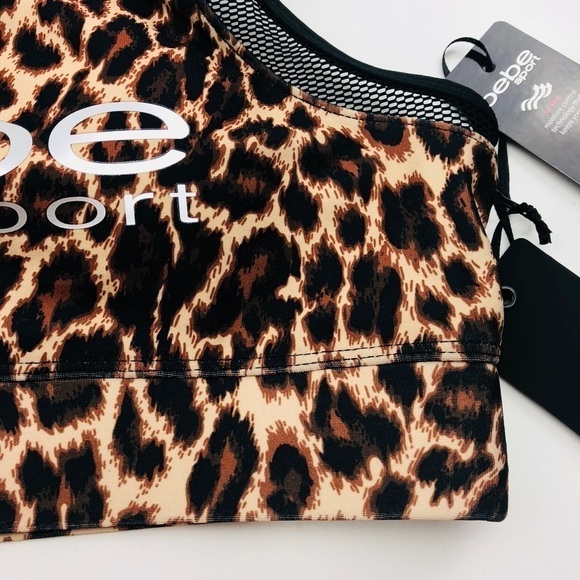 [BeBe Sport] Leopard Mesh Bra Top‎ - Picture 5 of 8